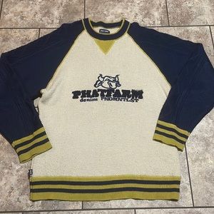 PHAT FARM vintage knit sweater XL